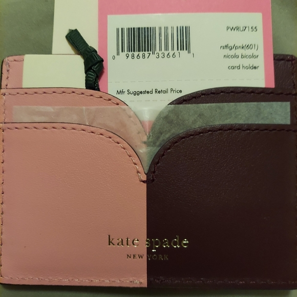 .Kate Spade Leather New York Card Holder - Picture 2 of 4